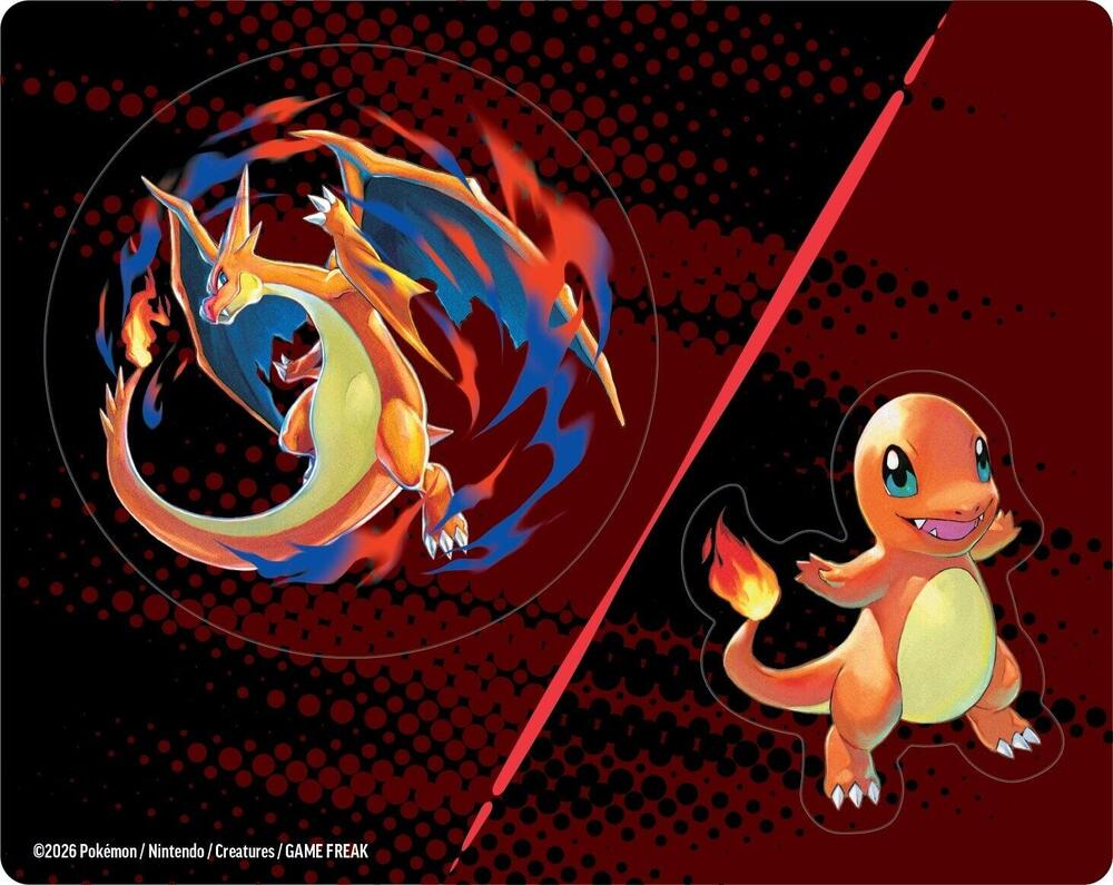 Pokémon - Trading Card Game: Mega Evolution - Ascended Heroes Tech Sticker Collection- Charmander